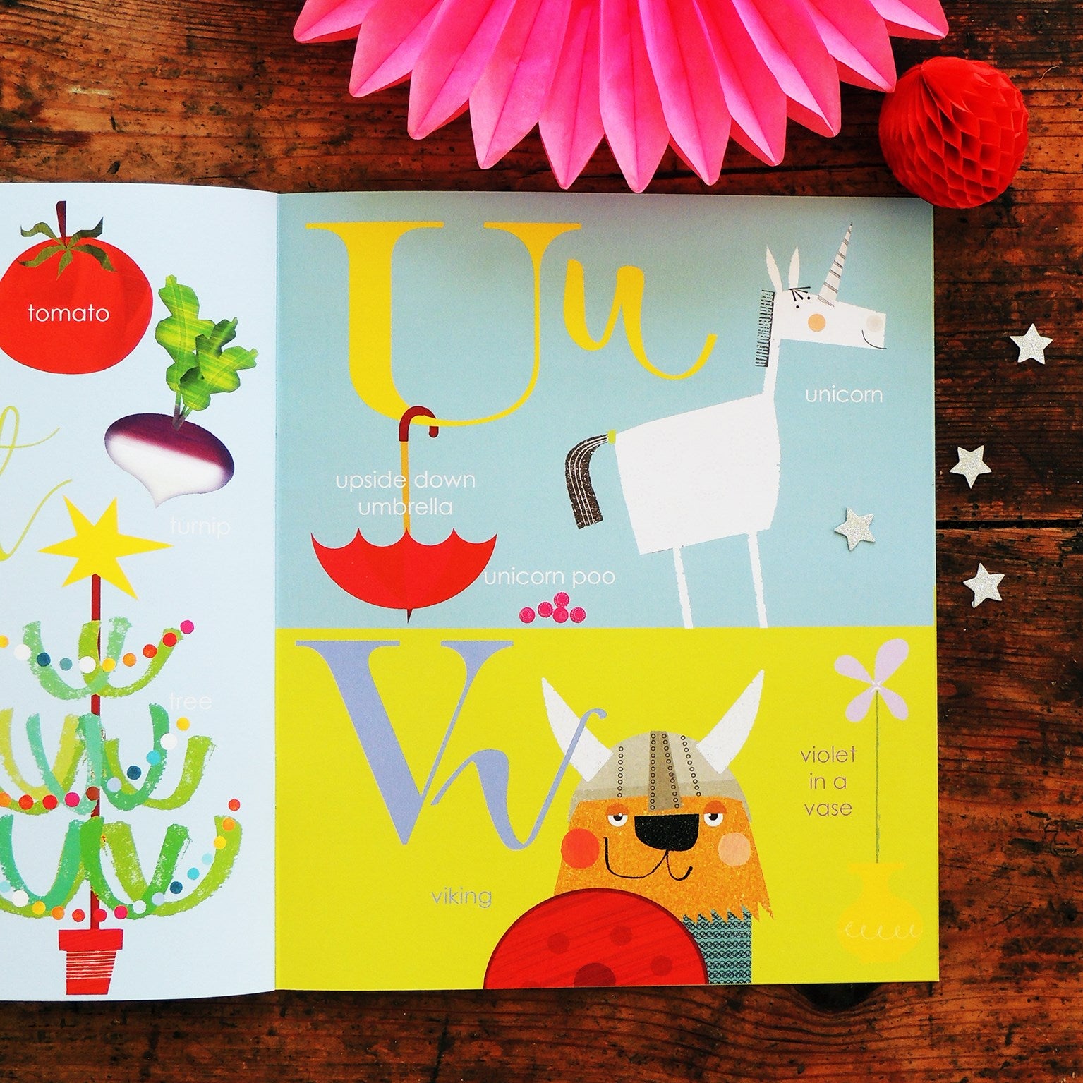 BK01 personalised Christmas alphabet book