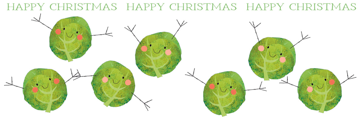 EMC01 Christmas brussel sprout enamel mug