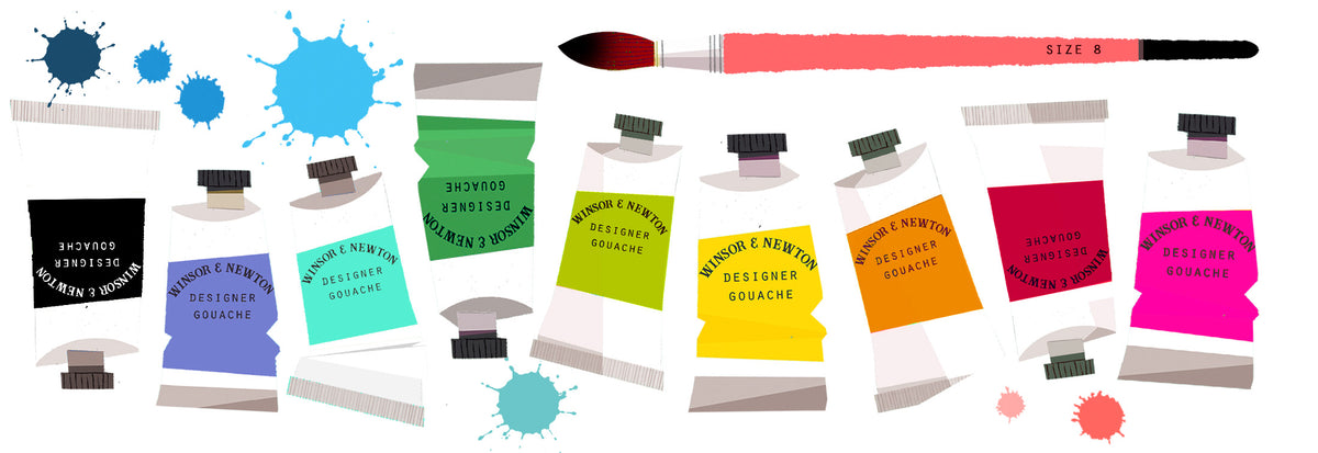 EM06 paint tubes enamel mug