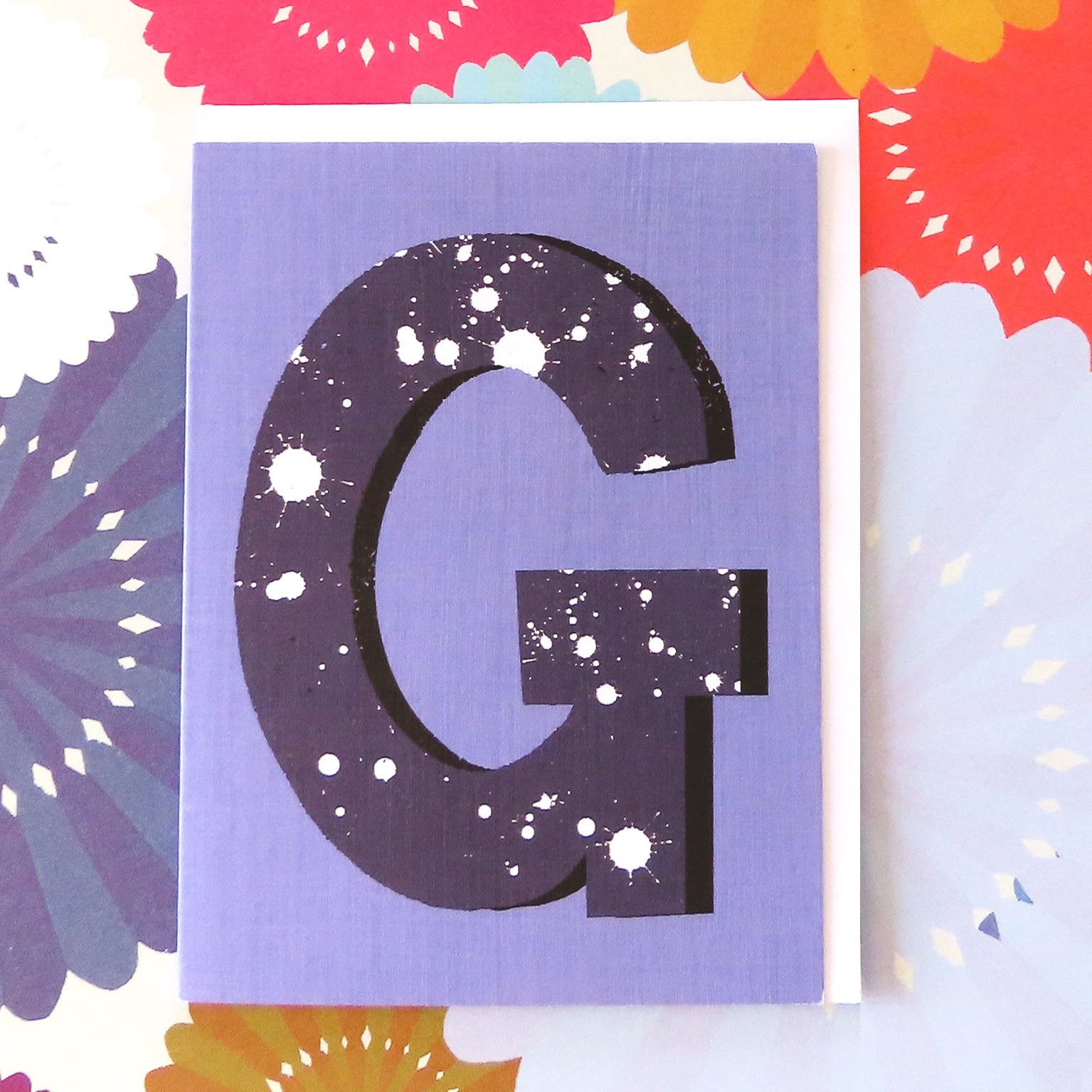 XA07 mini G alphabet card