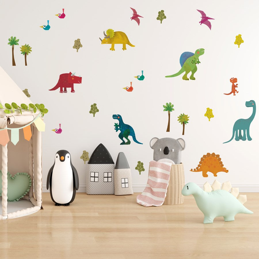 WS01 Friendly Dinosaurs Wall Stickers