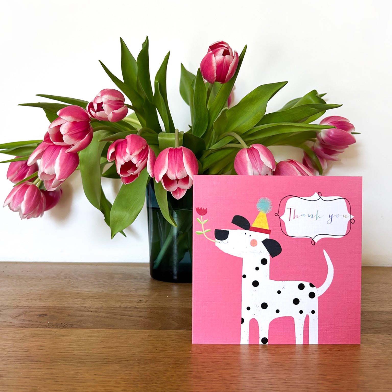 AA15 dalmatian thank you card