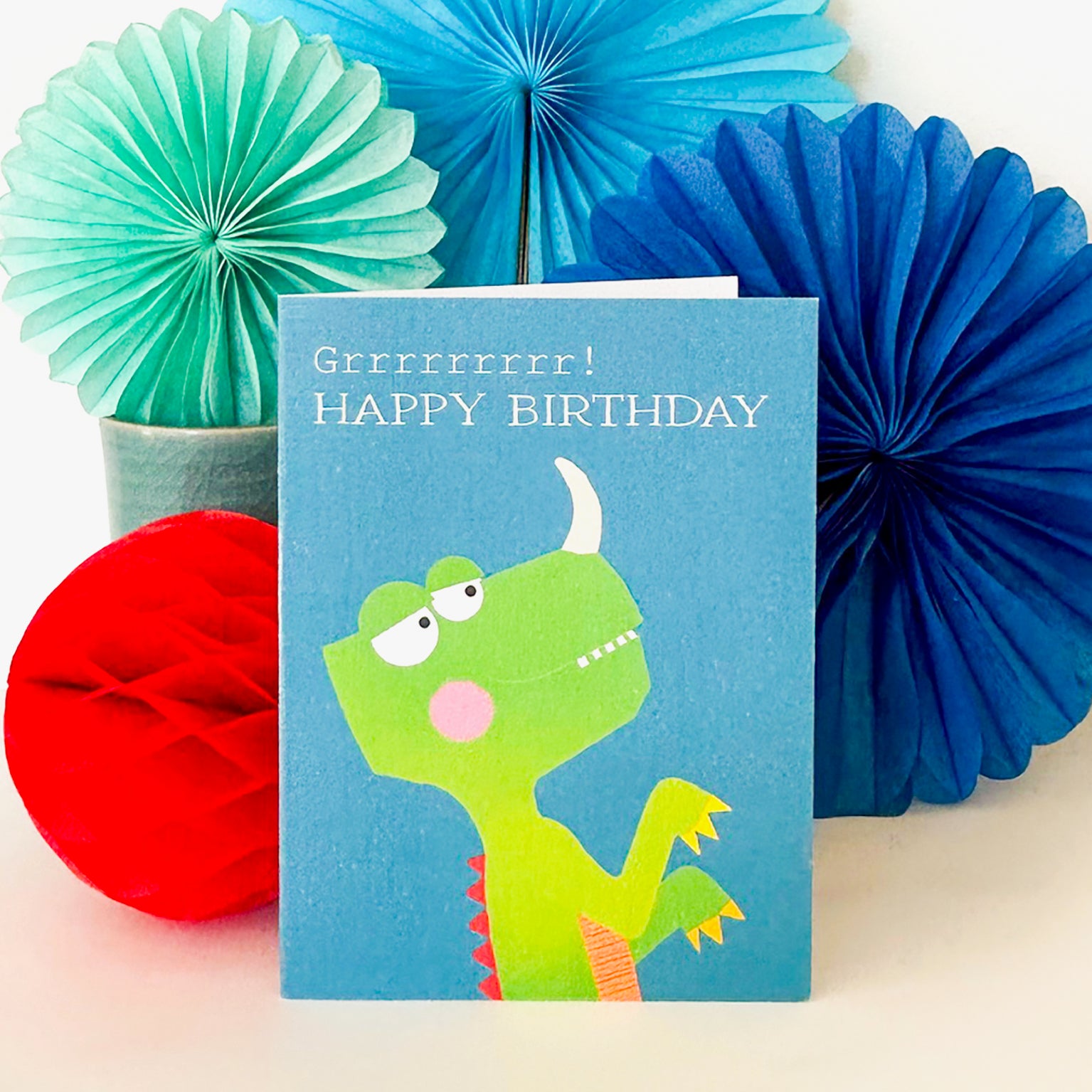 AL03 mini dinosaur birthday card