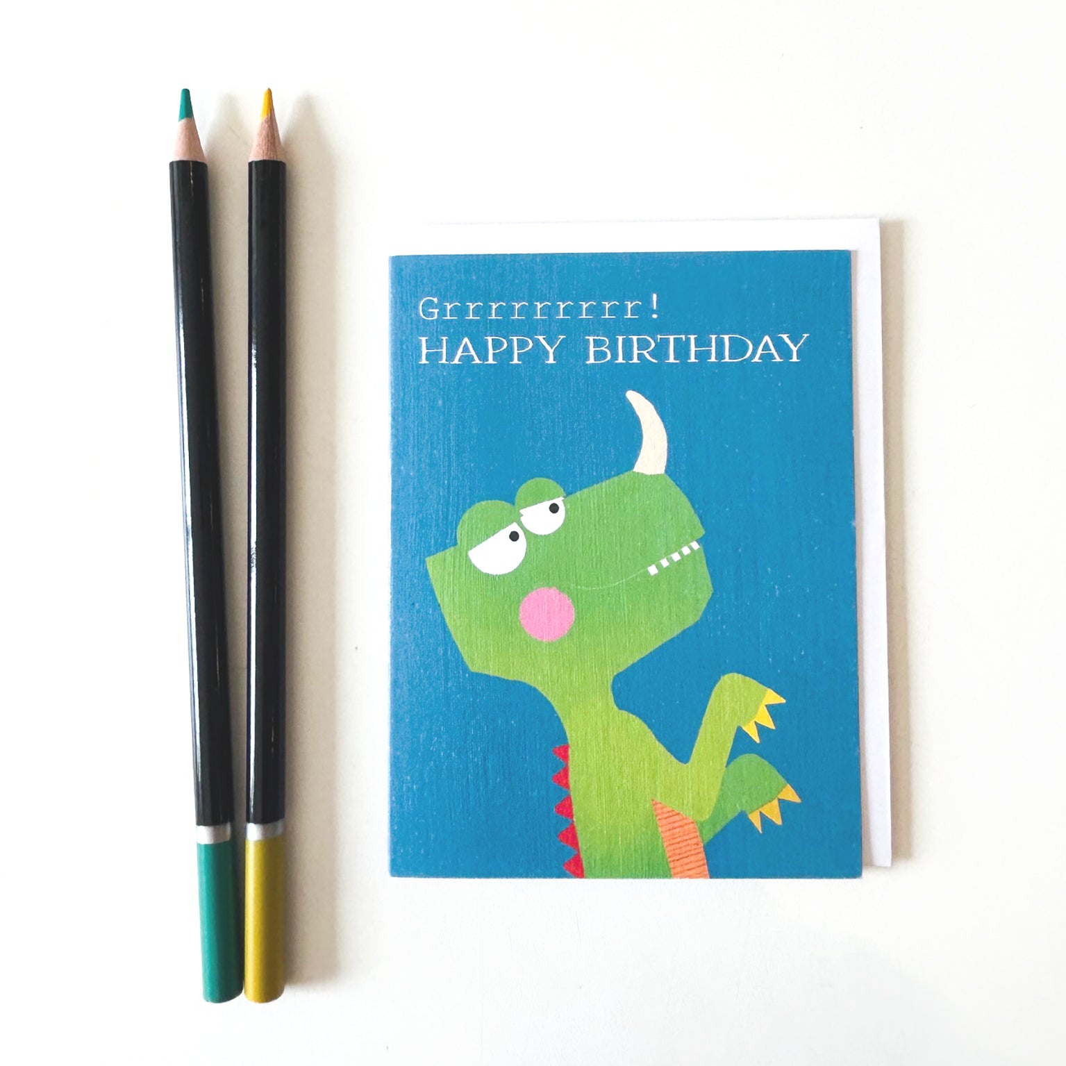 AL03 mini dinosaur birthday card