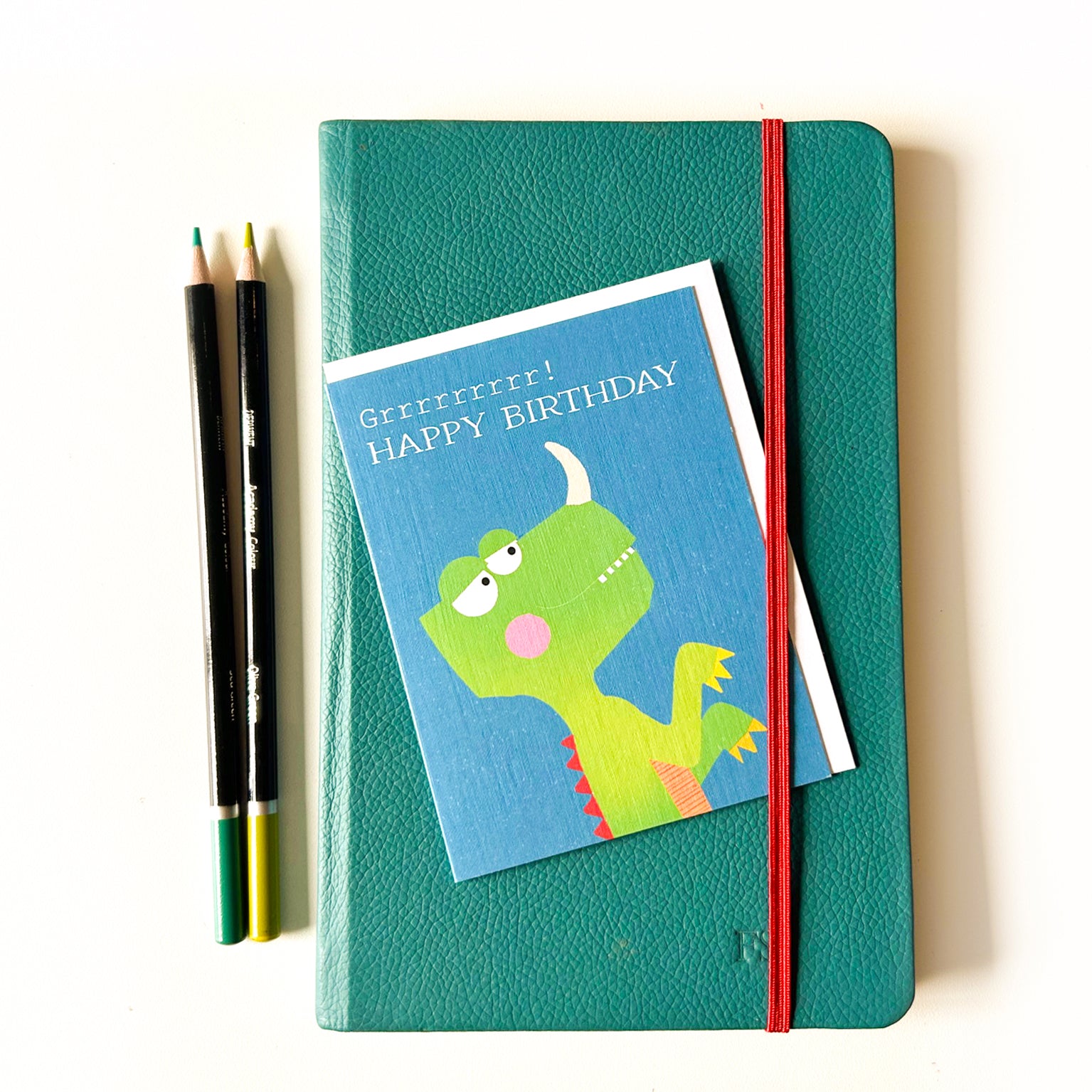 AL03 dinosaur happy birthday card