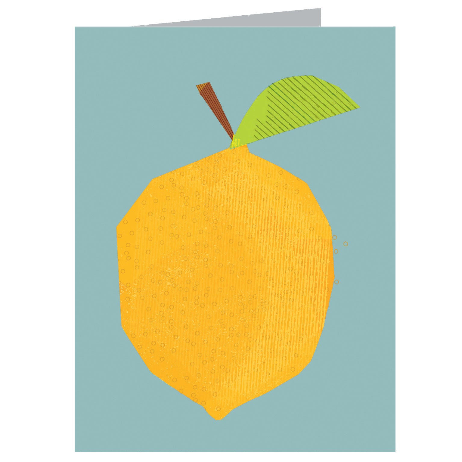 AL07 mini lemon greetings card