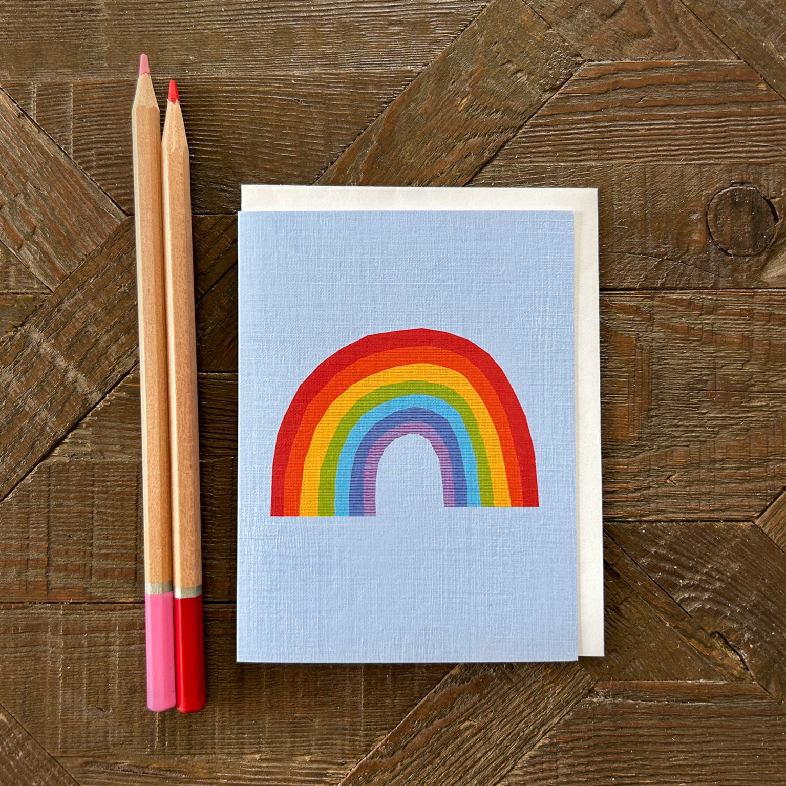 AL11 mini rainbow greetings card