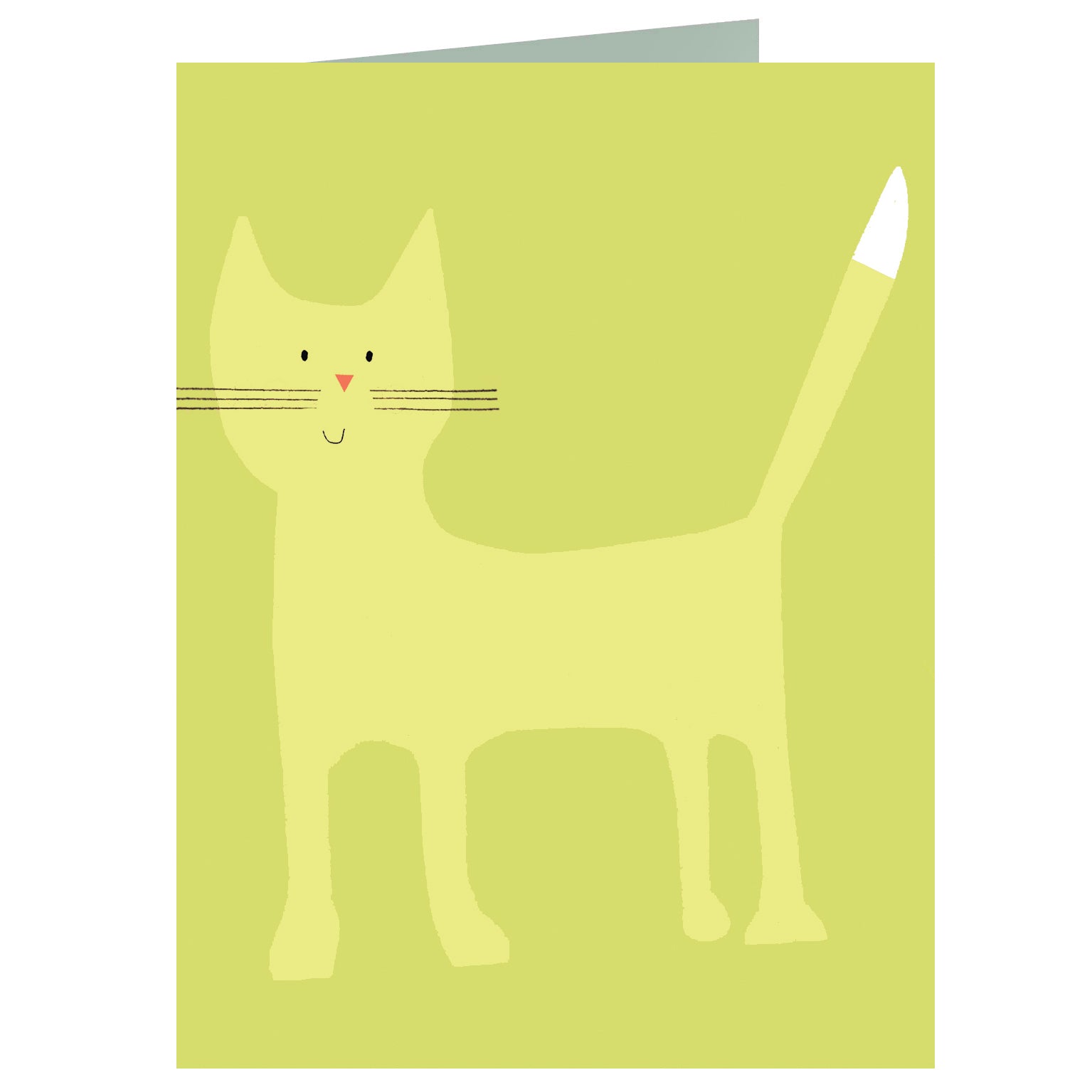 AL26 mini cat greetings card
