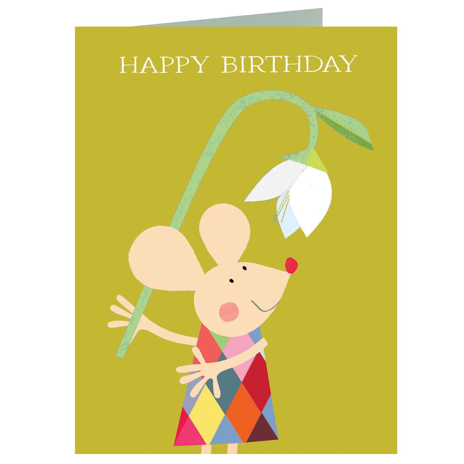 AL28 mini mouse birthday card