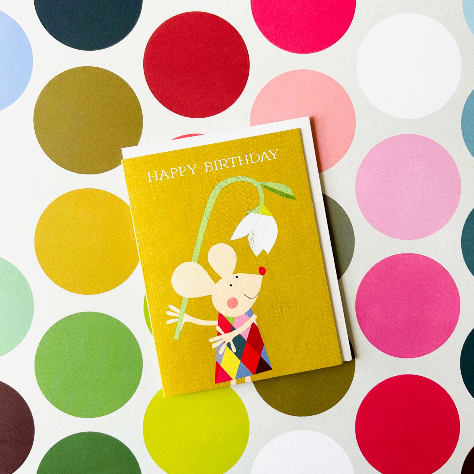 AL28 mini mouse birthday card