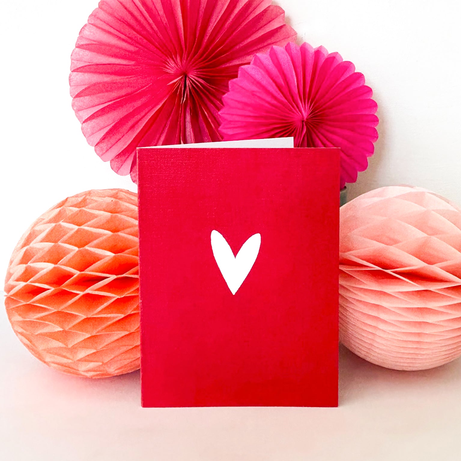 AL35 mini heart greetings card