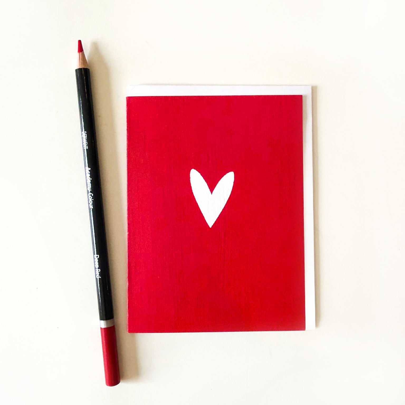 AL35 mini heart greetings card