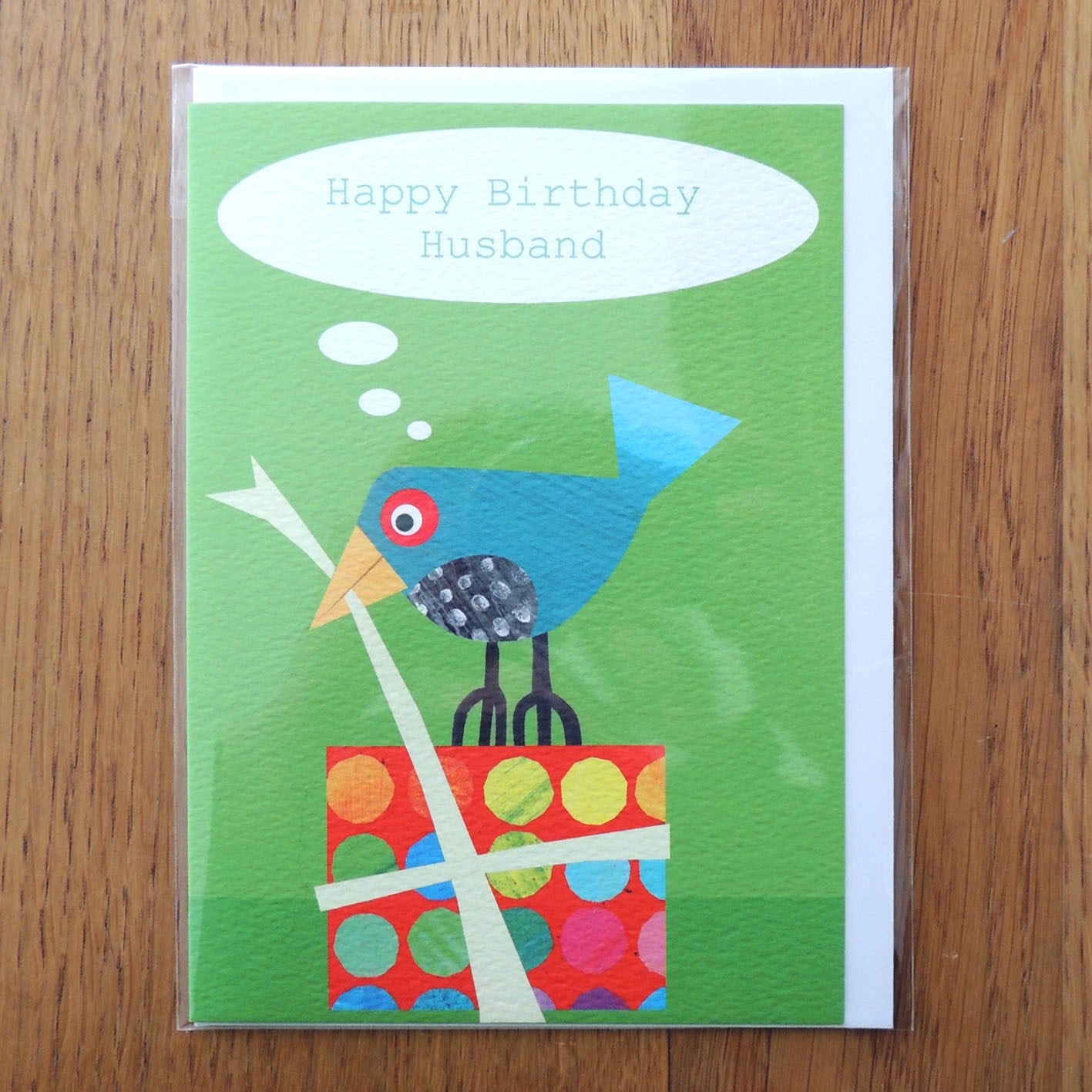 BB09 personalised bird & gift card