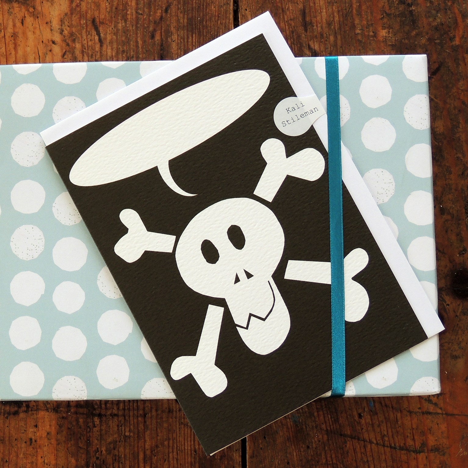 BB25 personalised skull card