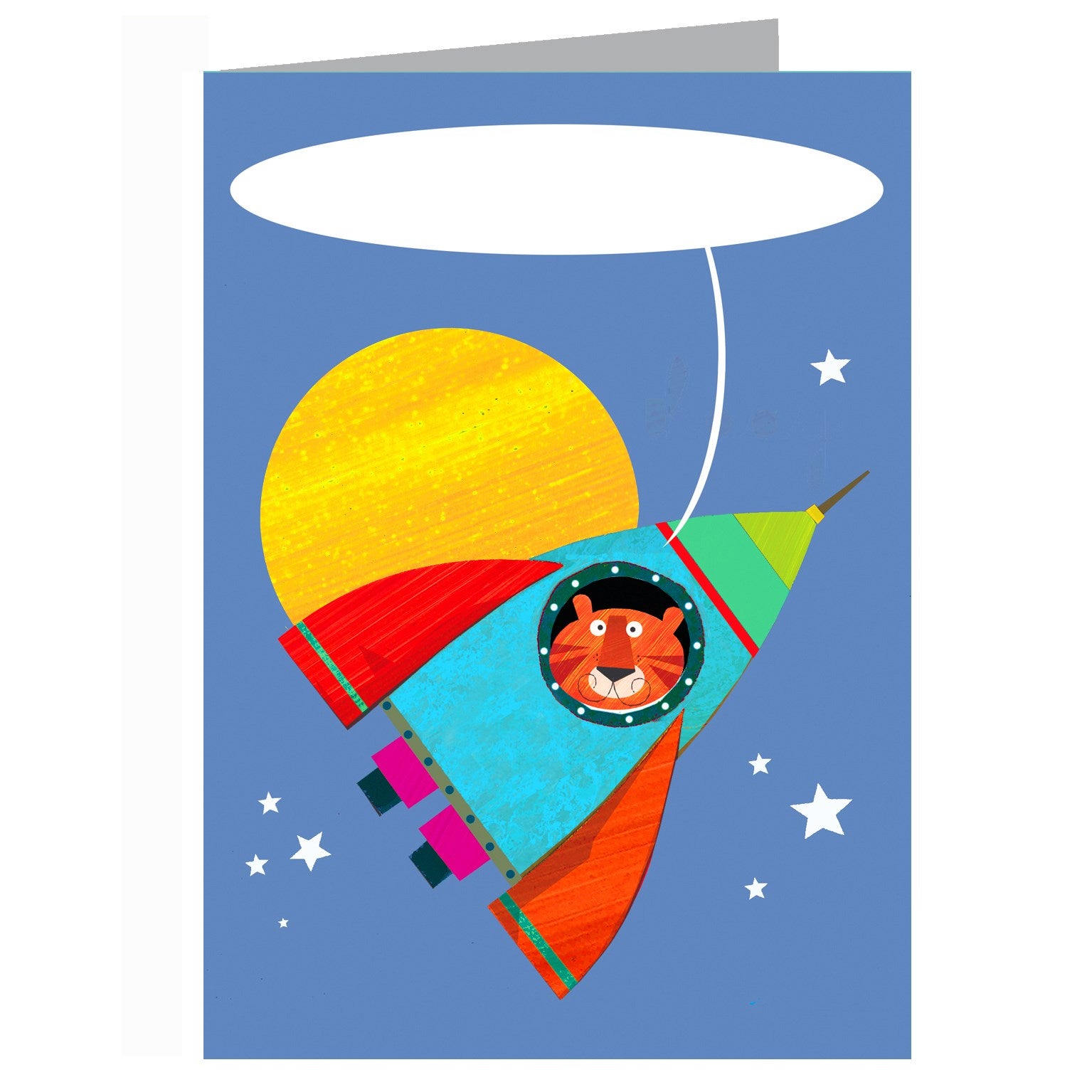 BB27 personalised rocket tiger card