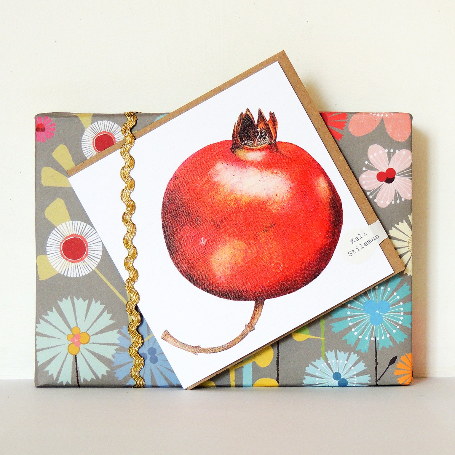 BT17 pomegranate greetings card