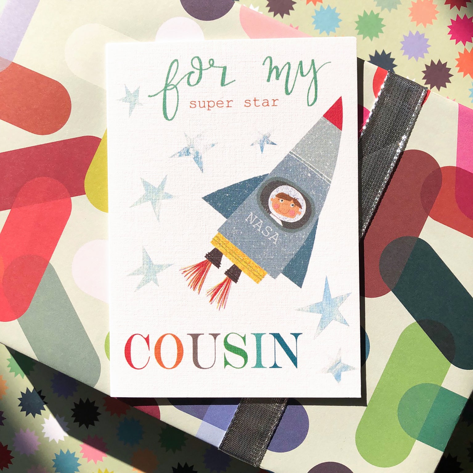 BY17 rocket cousin greetings card