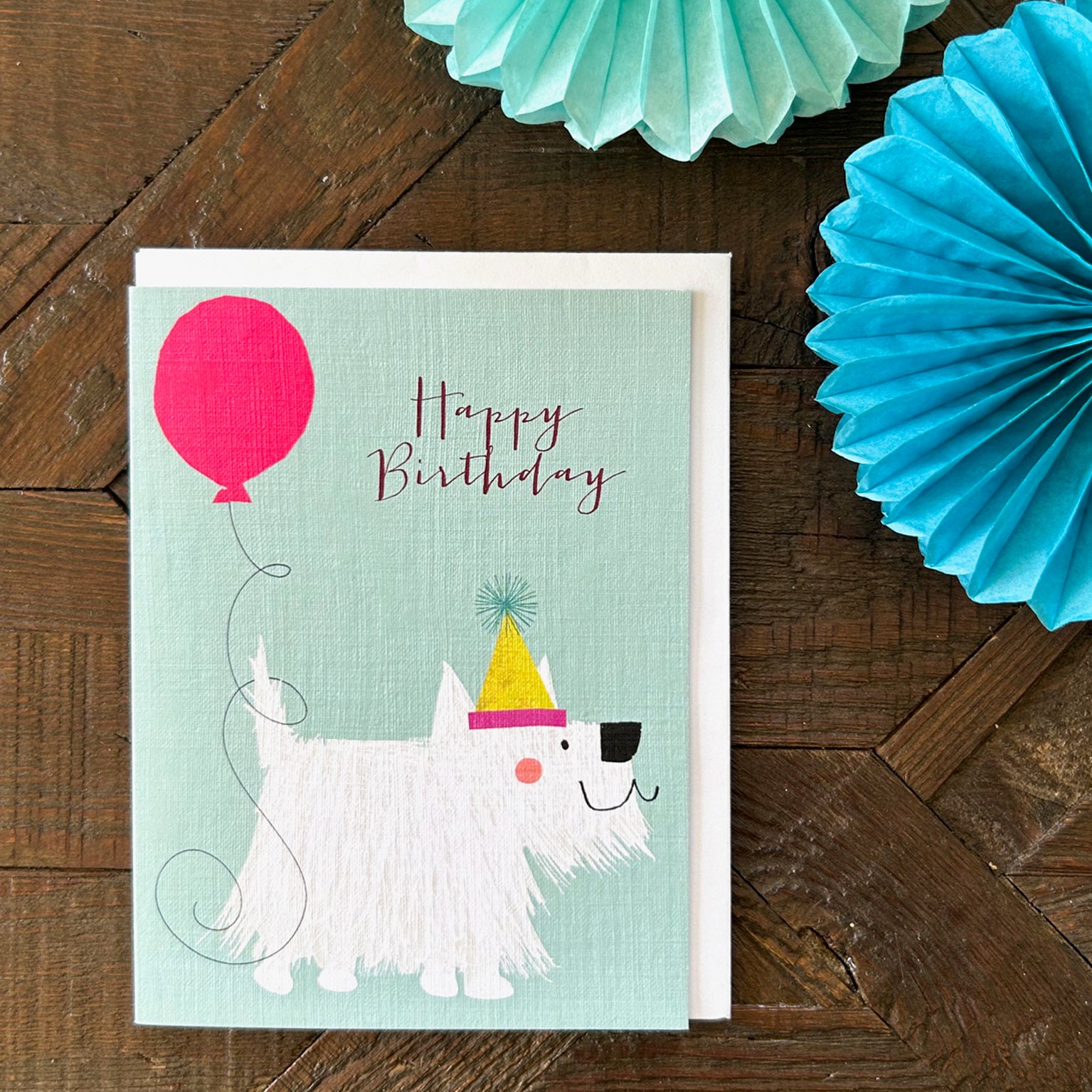 DG06 mini westie birthday card