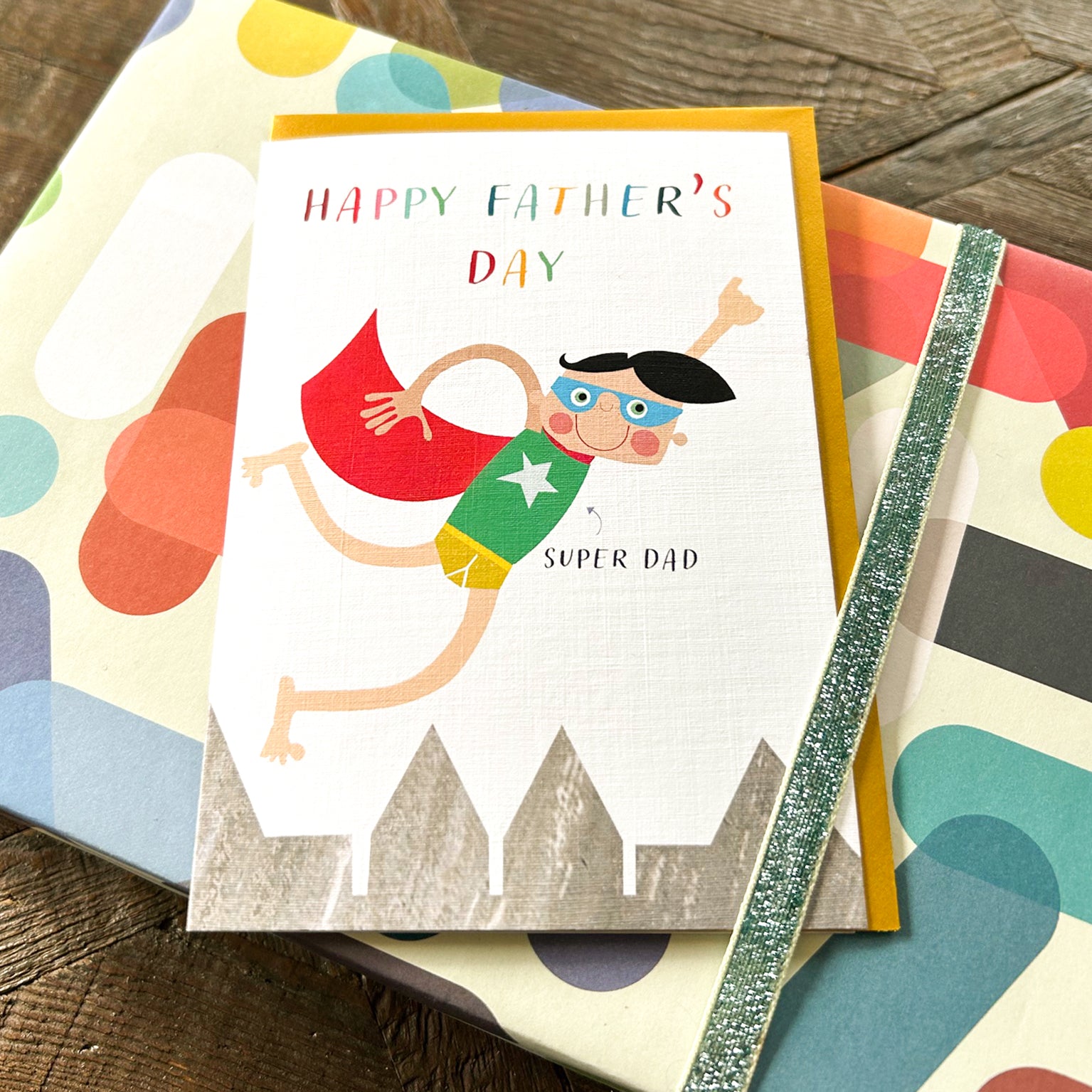 FD07 Father's Day Super Dad Card