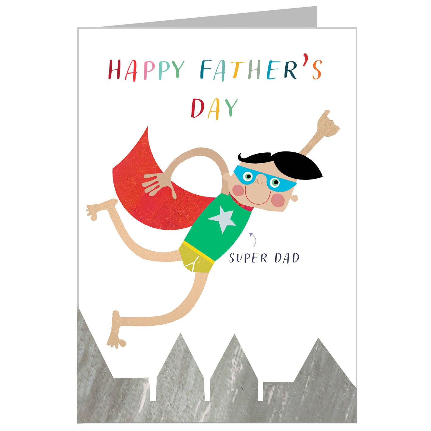 FD07 Father's Day Super Dad Card
