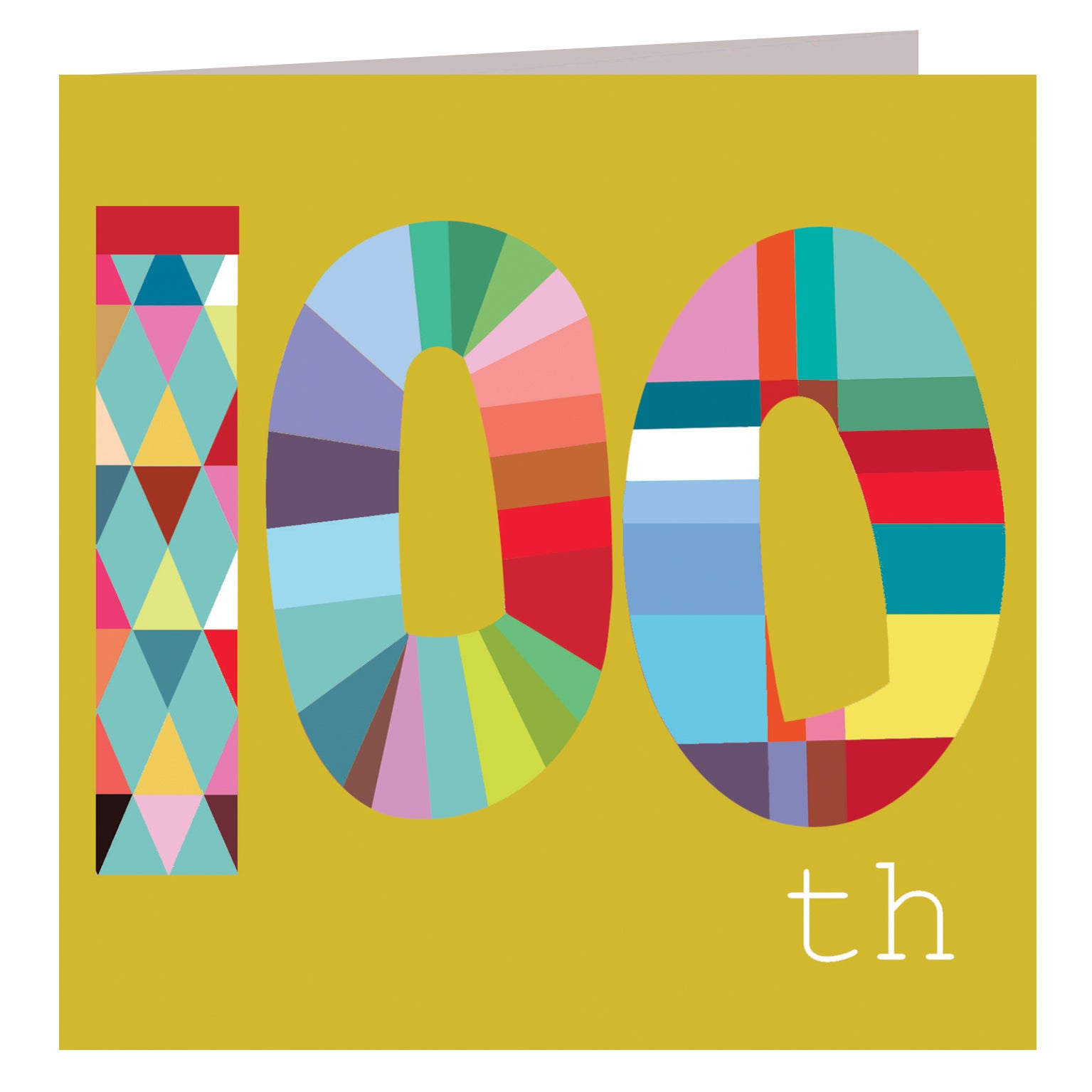 GD100 one hundred birthday card