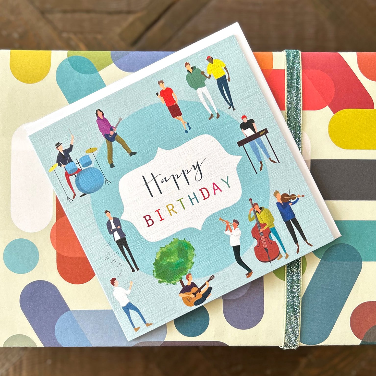 HB14 music happy birthday card