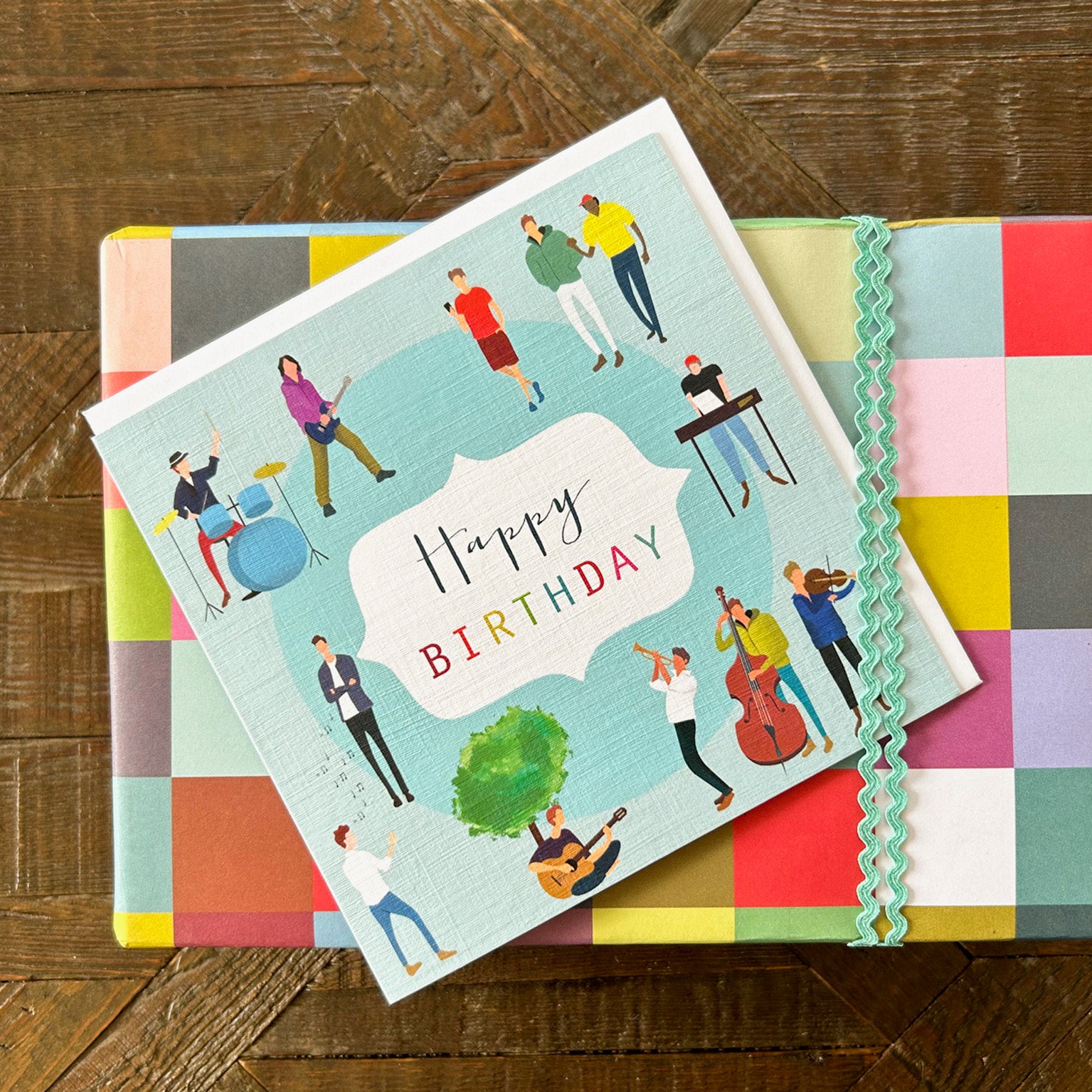 HB14 music happy birthday card