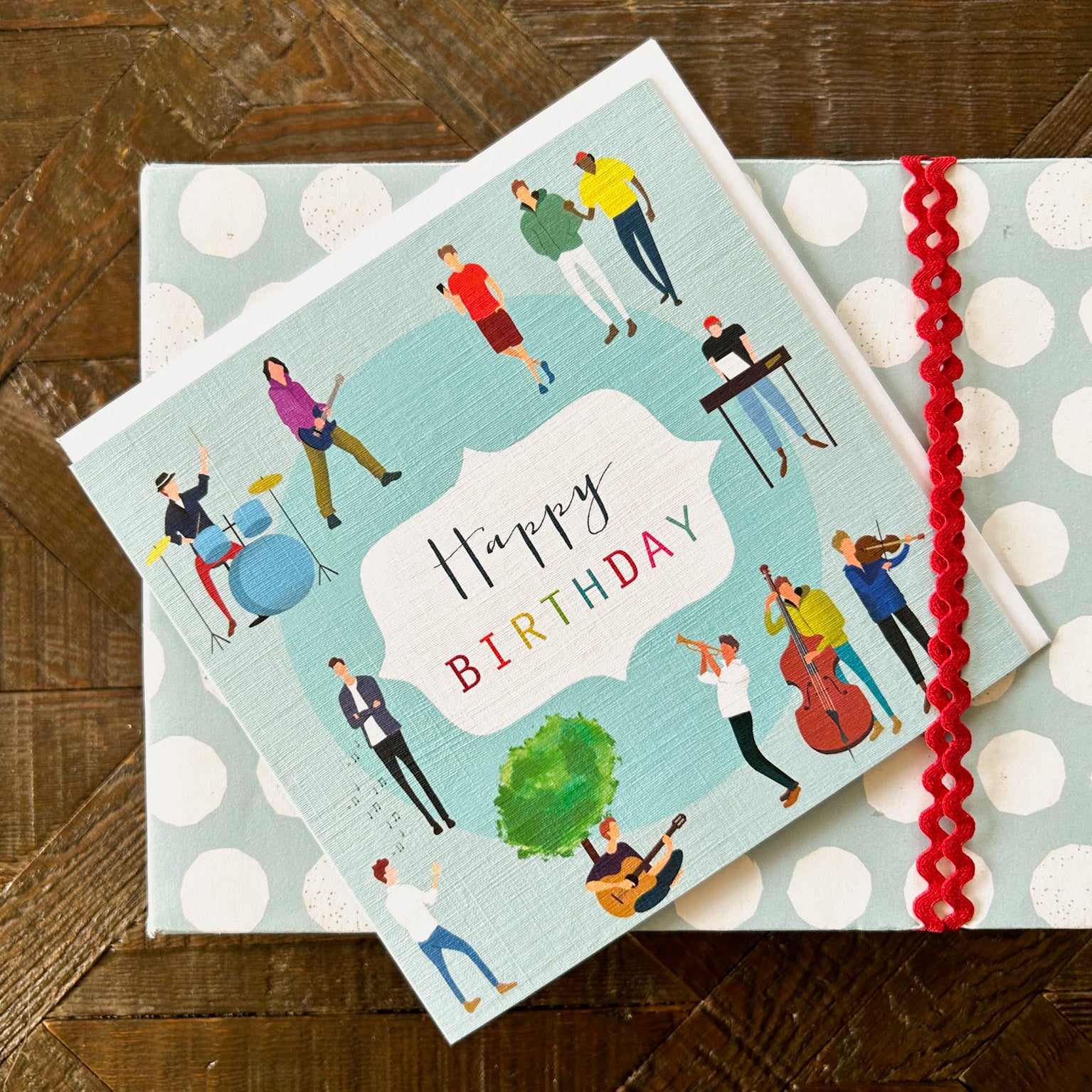 HB14 music happy birthday card