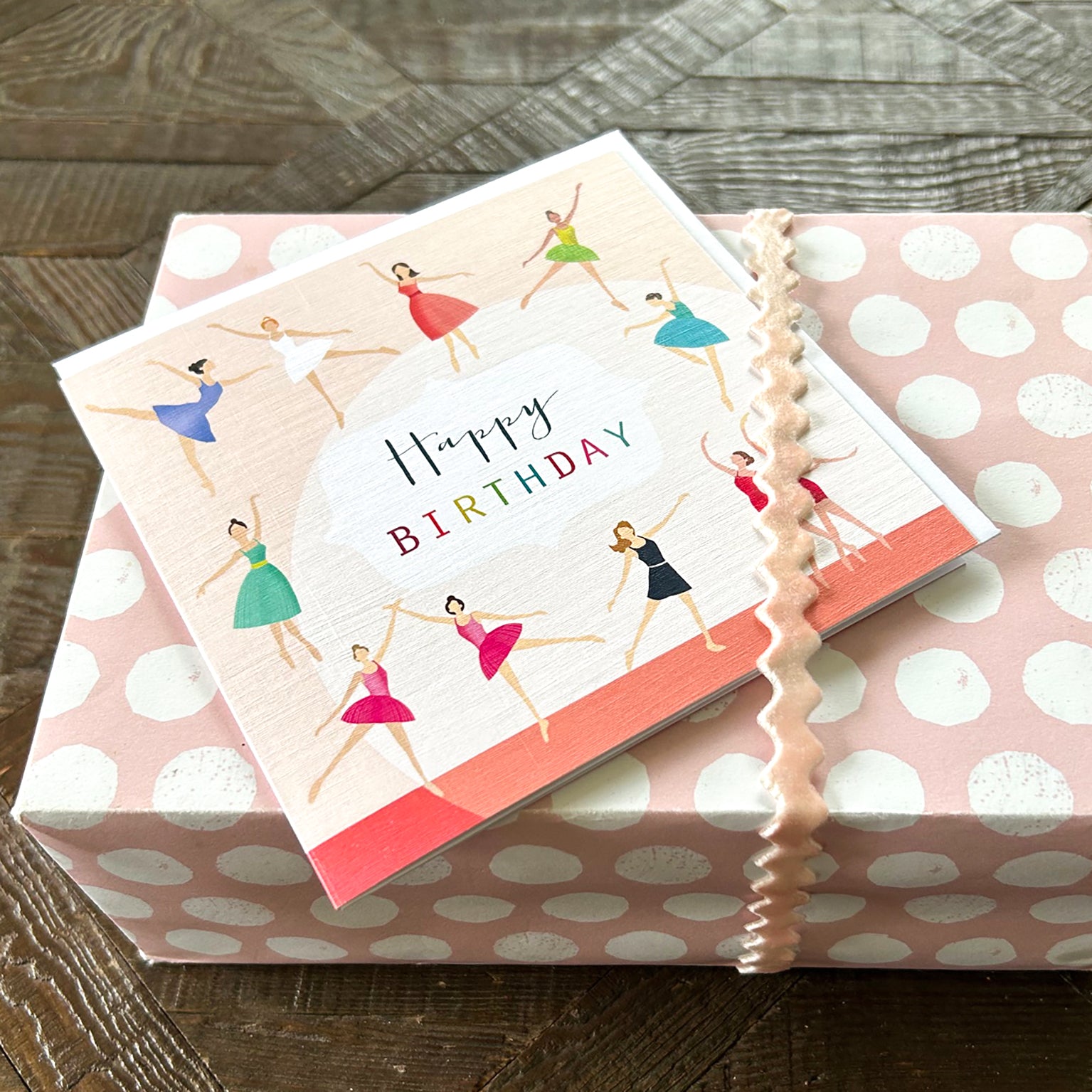 HBG01 ballet happy birthday card