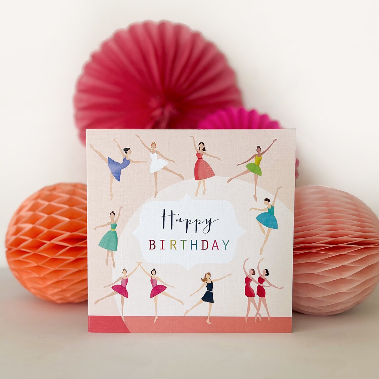 HBG01 ballet happy birthday card
