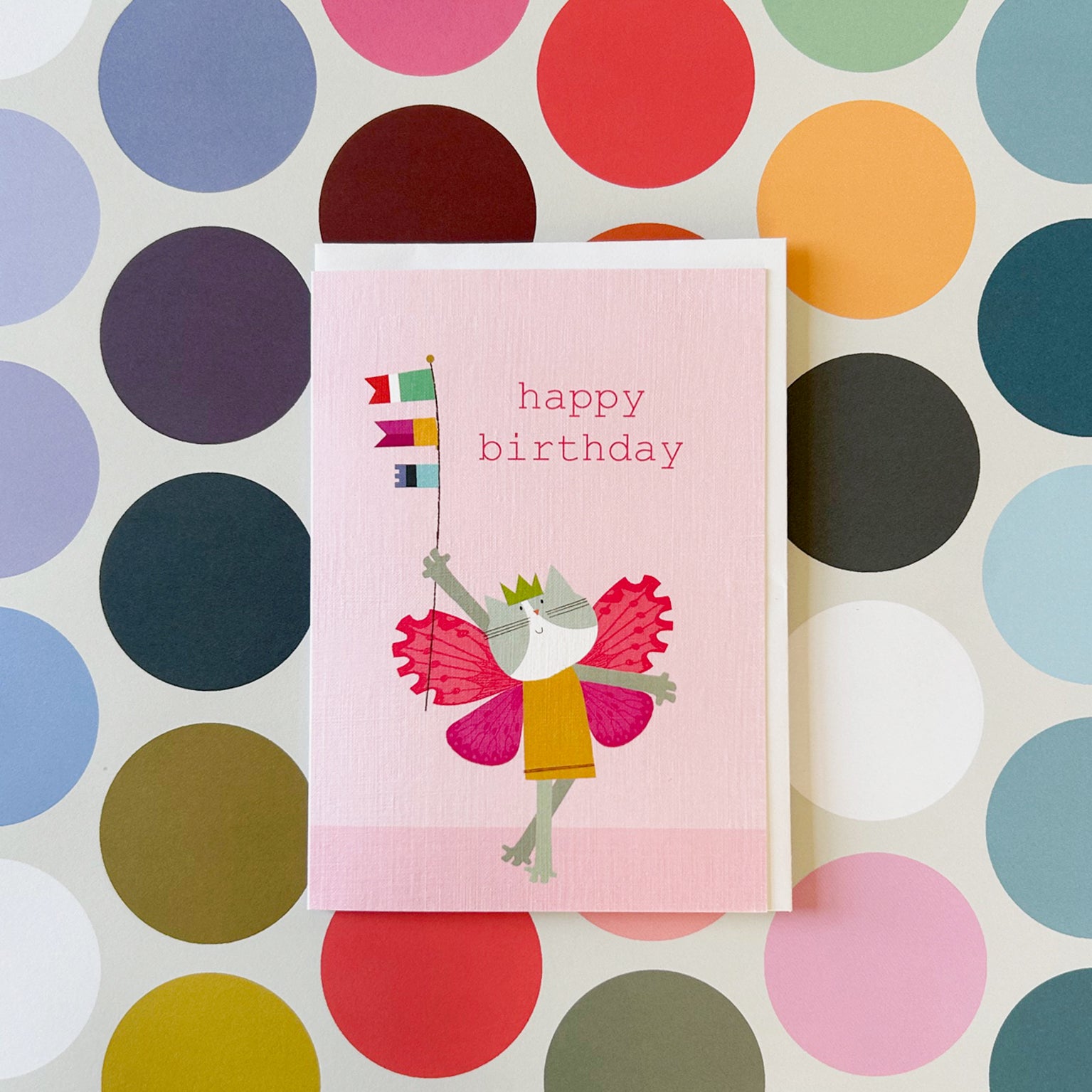 PA04 cat happy birthday card