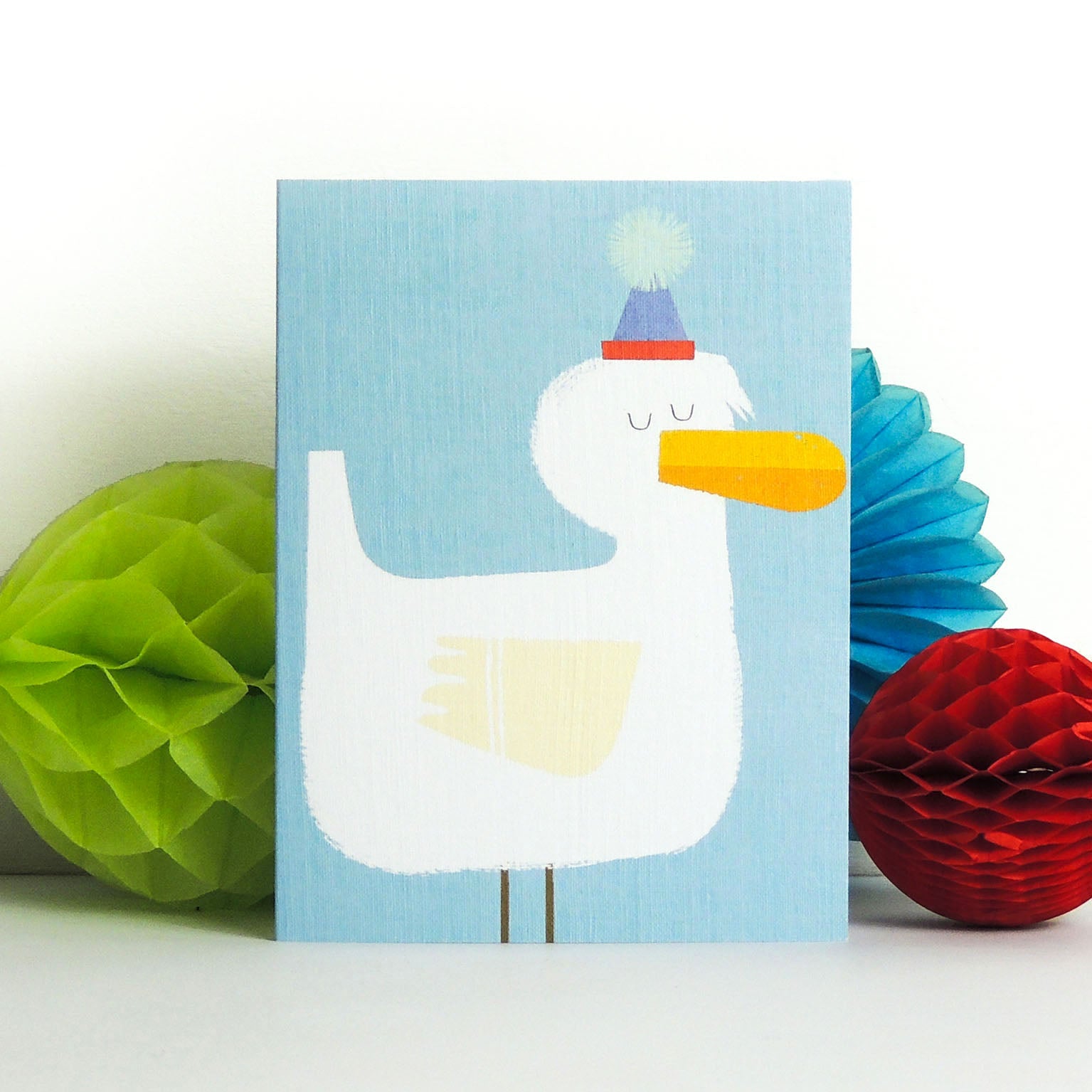 KAB03 mini duck greetings card