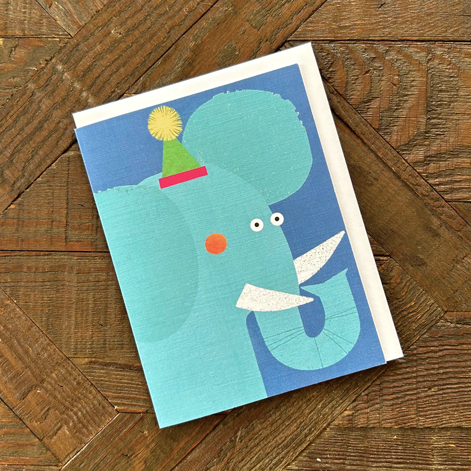 KAB06 mini elephant greetings card
