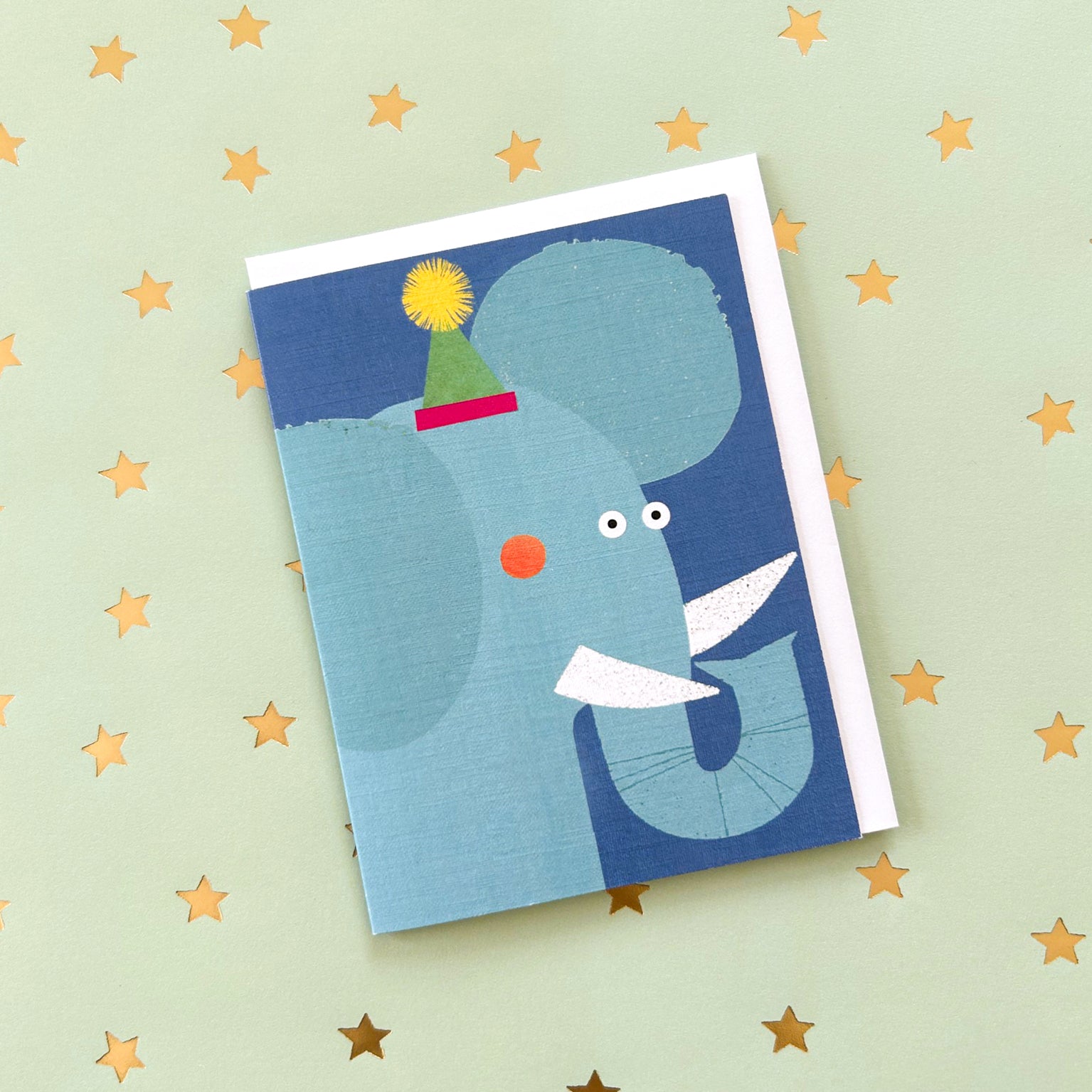 KAB06 mini elephant greetings card