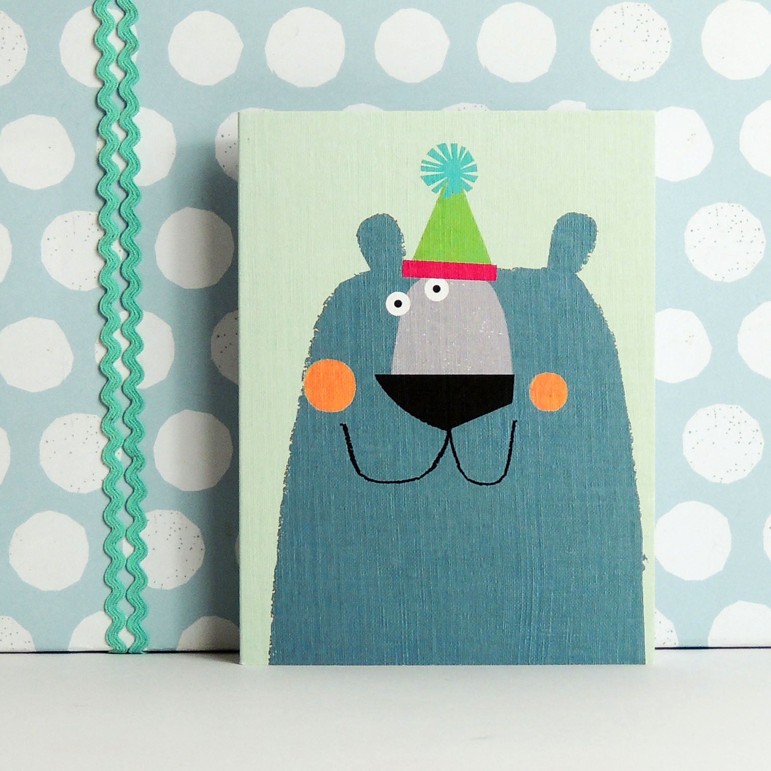 KAB10 mini blue bear card