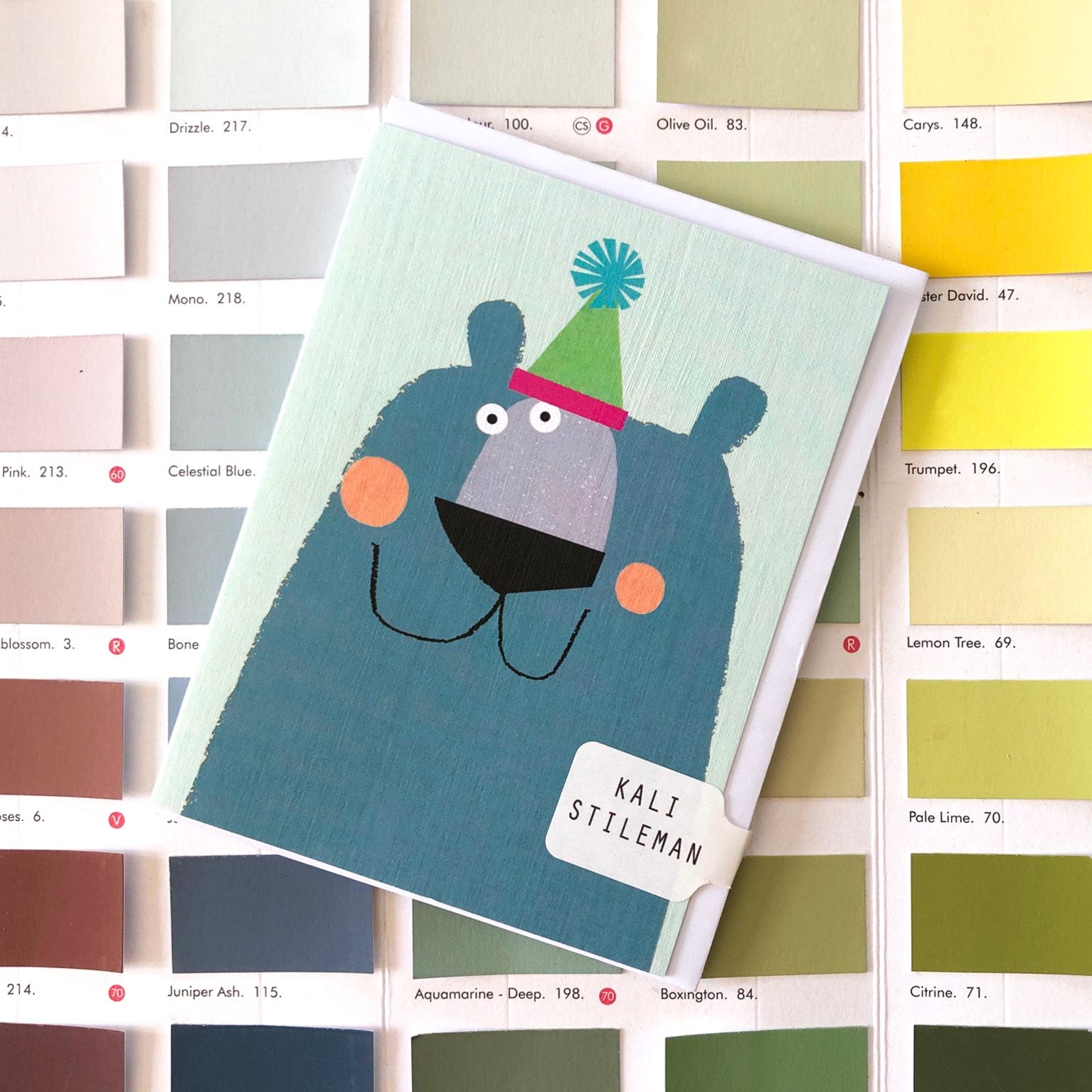 KAB10 mini blue bear card