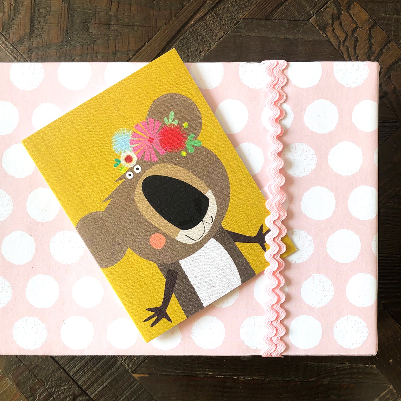 KAB19 mini koala greetings card