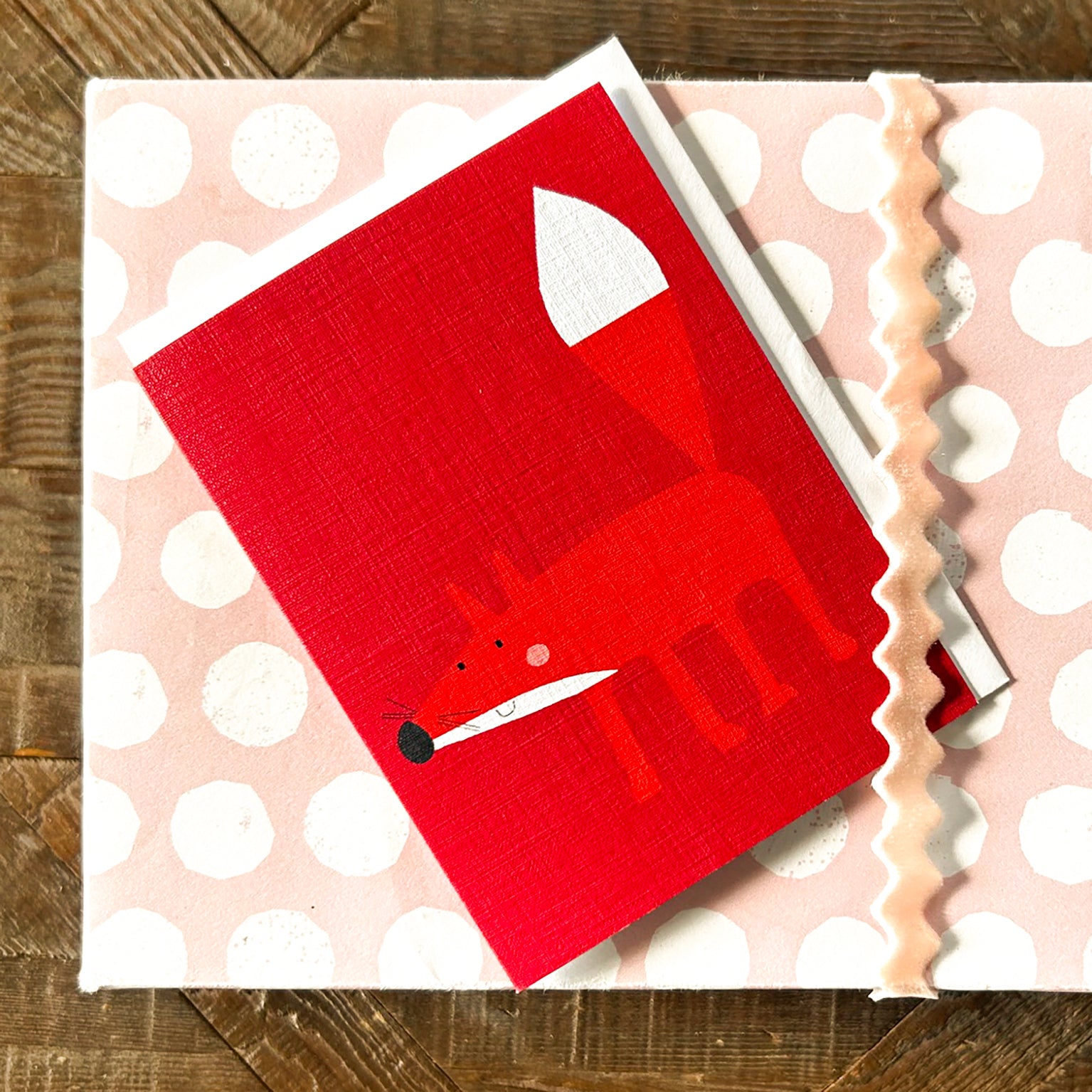 KAB31 mini fox greetings card