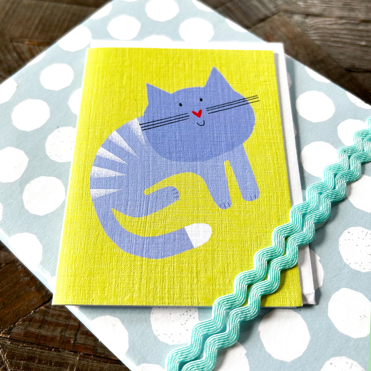 KAB36 mini kitten greetings card