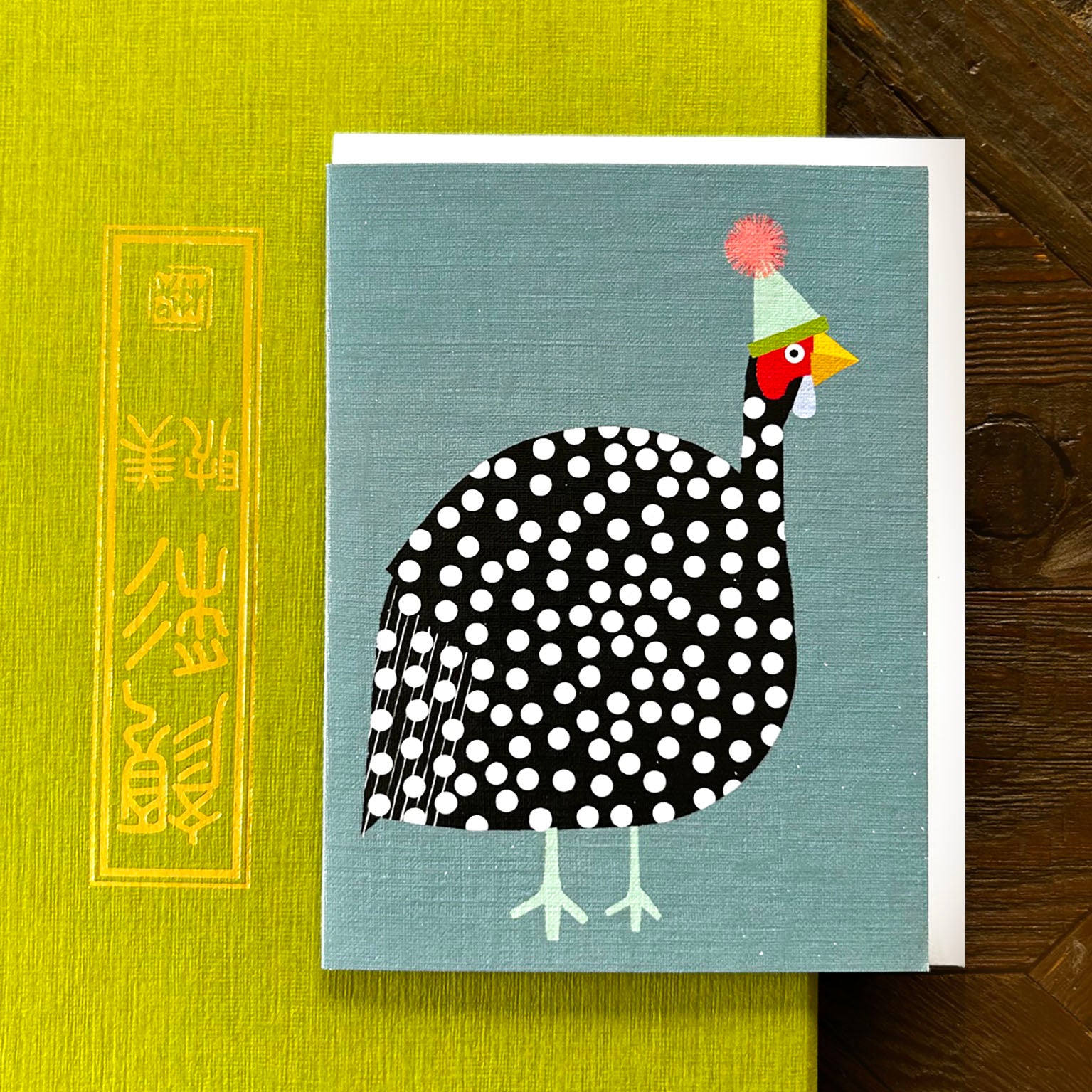KAB41 mini guinea fowl card