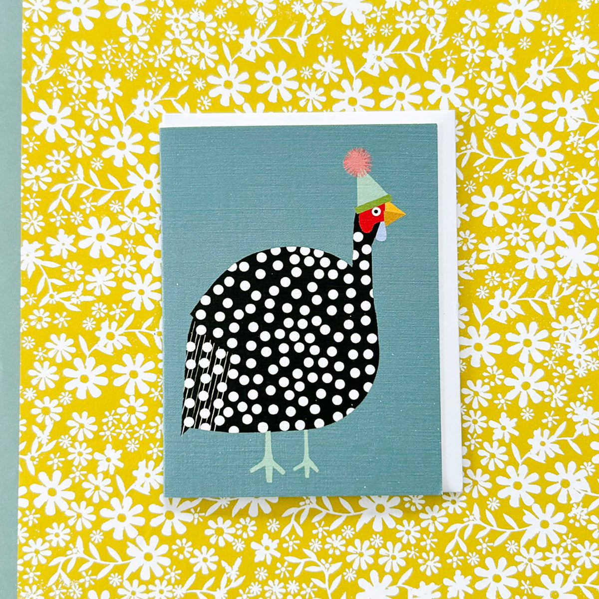 KAB41 mini guinea fowl card