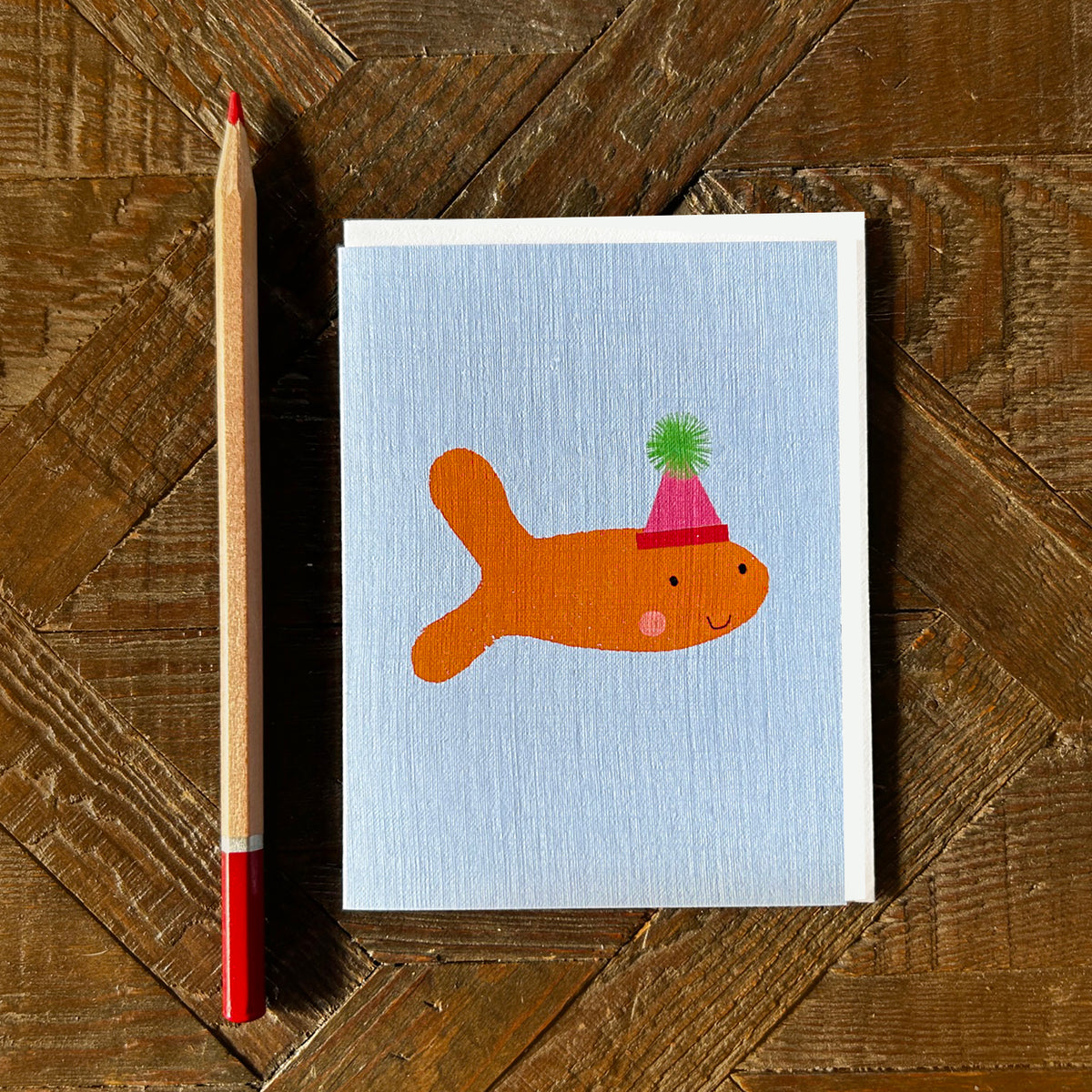 KAB45 mini goldfish greetings card