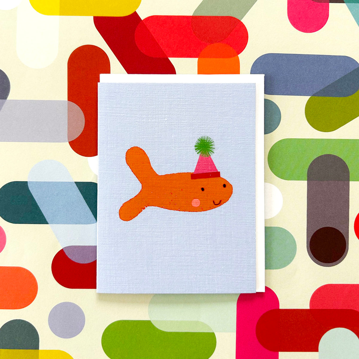 KAB45 mini goldfish greetings card