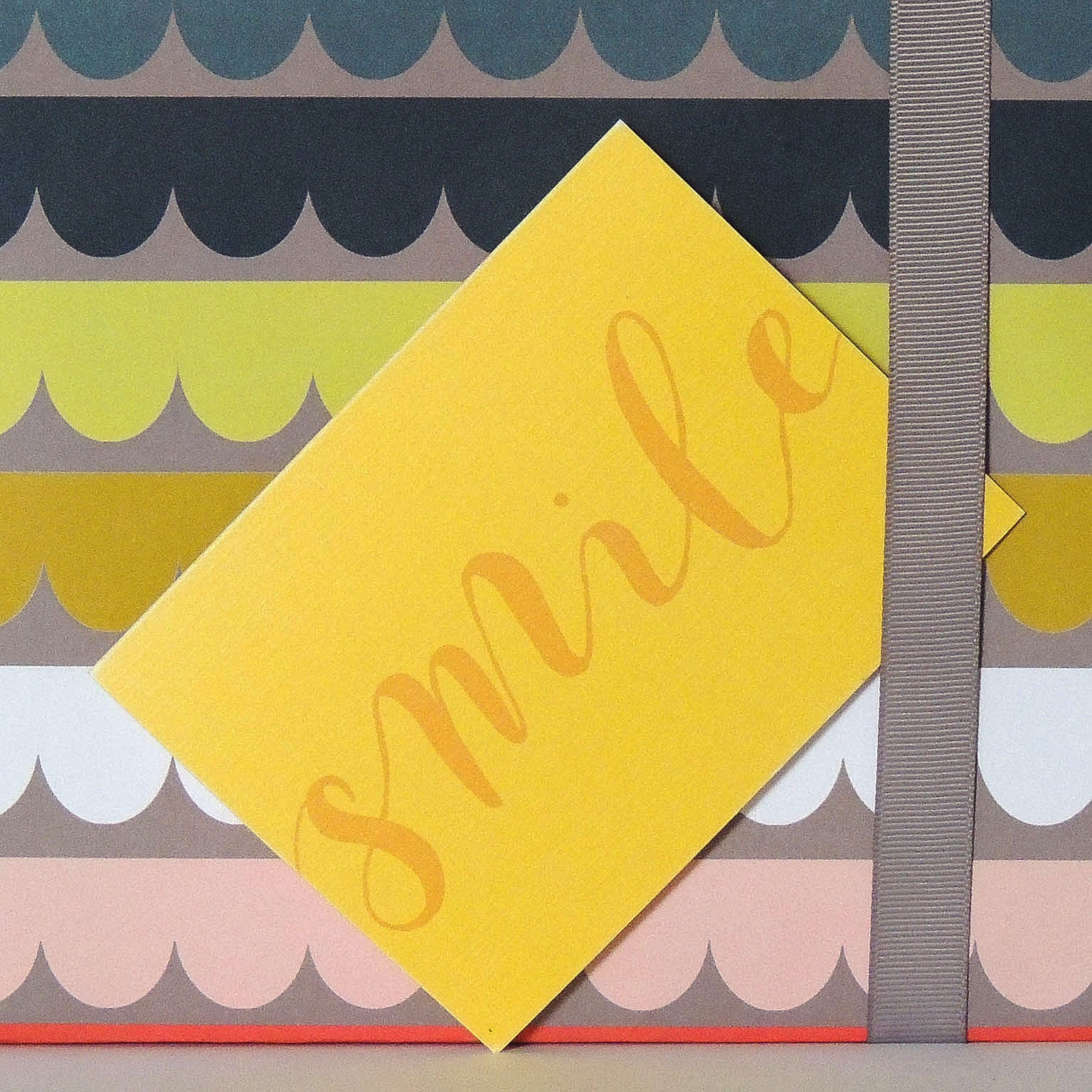 KBW17 mini smile greetings card