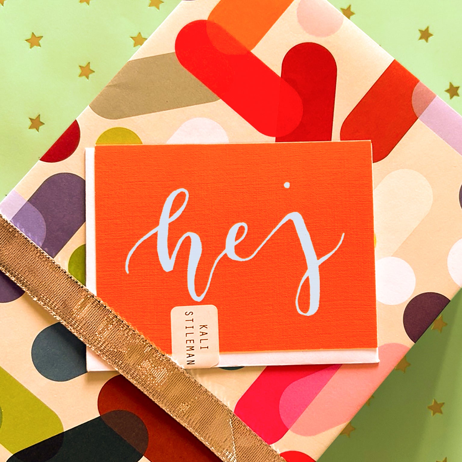 KBW19 mini hej greetings card