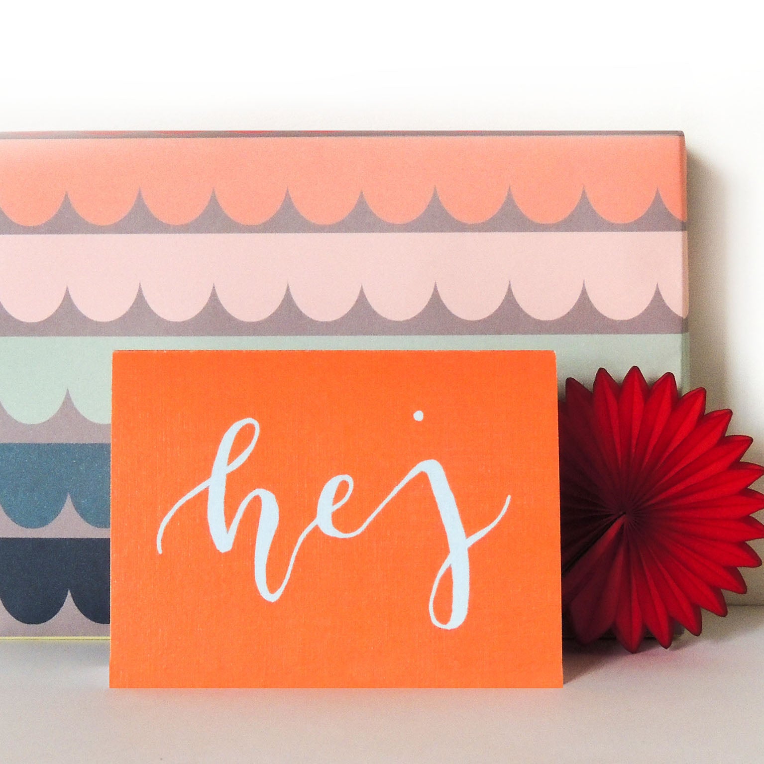 KBW19 mini hej greetings card