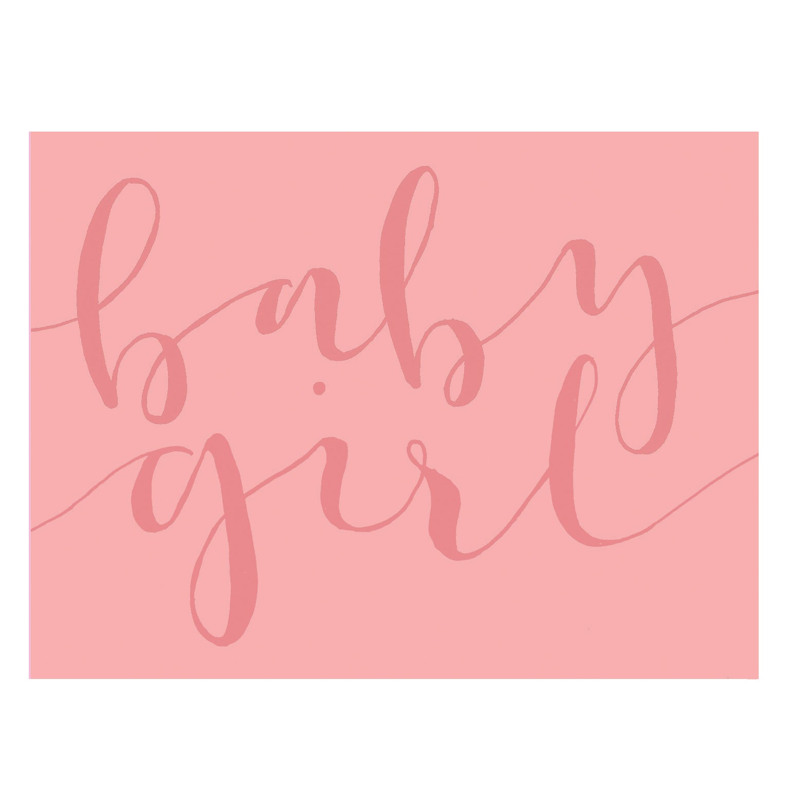 KBW22 mini baby girl card