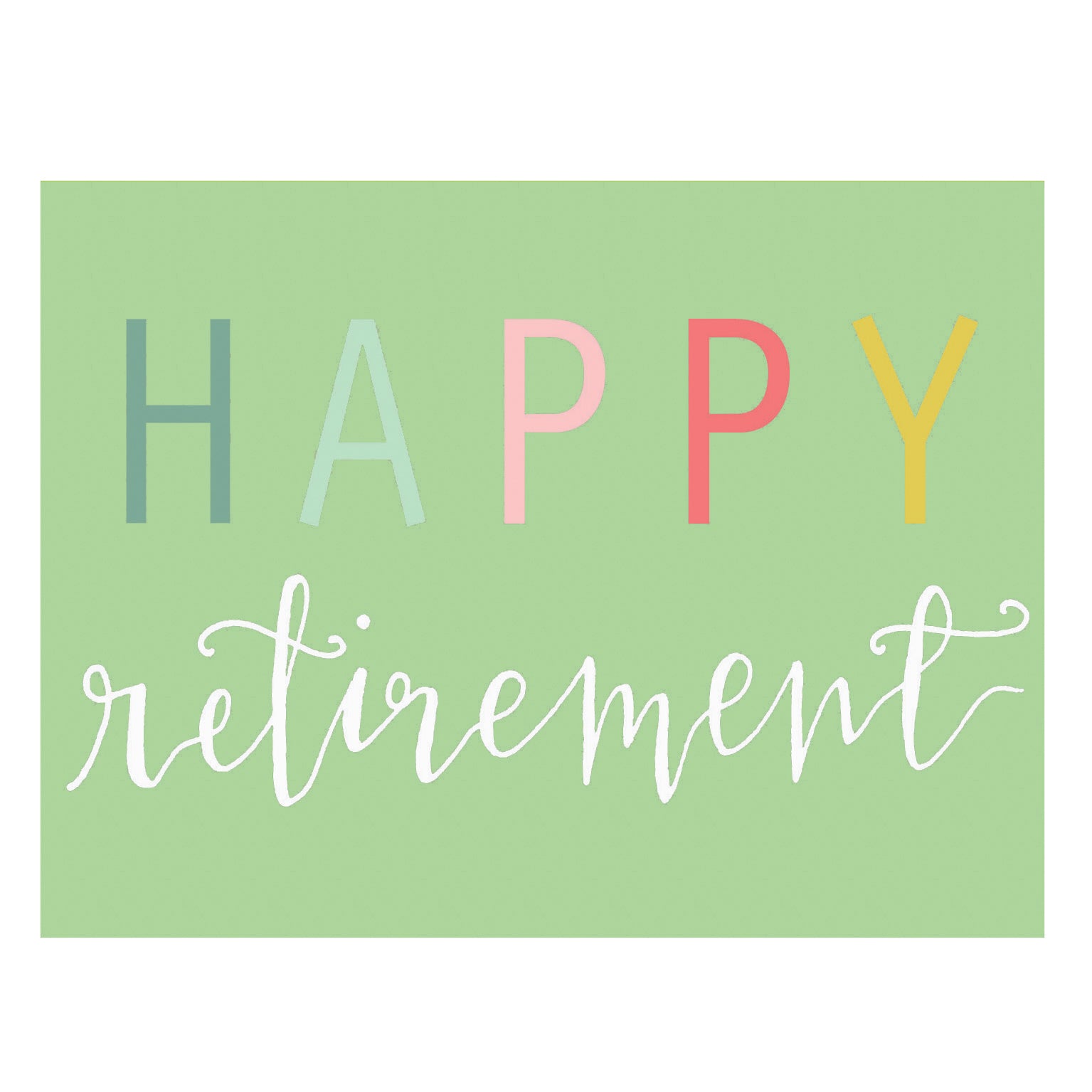 KBW33 mini happy retirement card