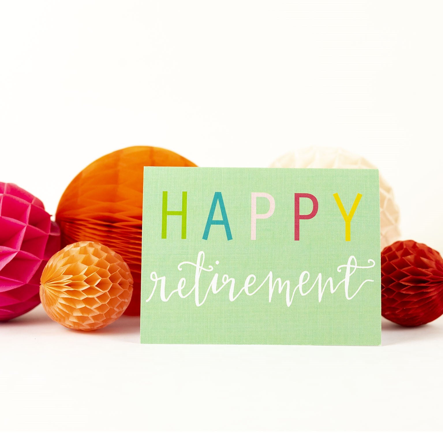 KBW33 mini happy retirement card