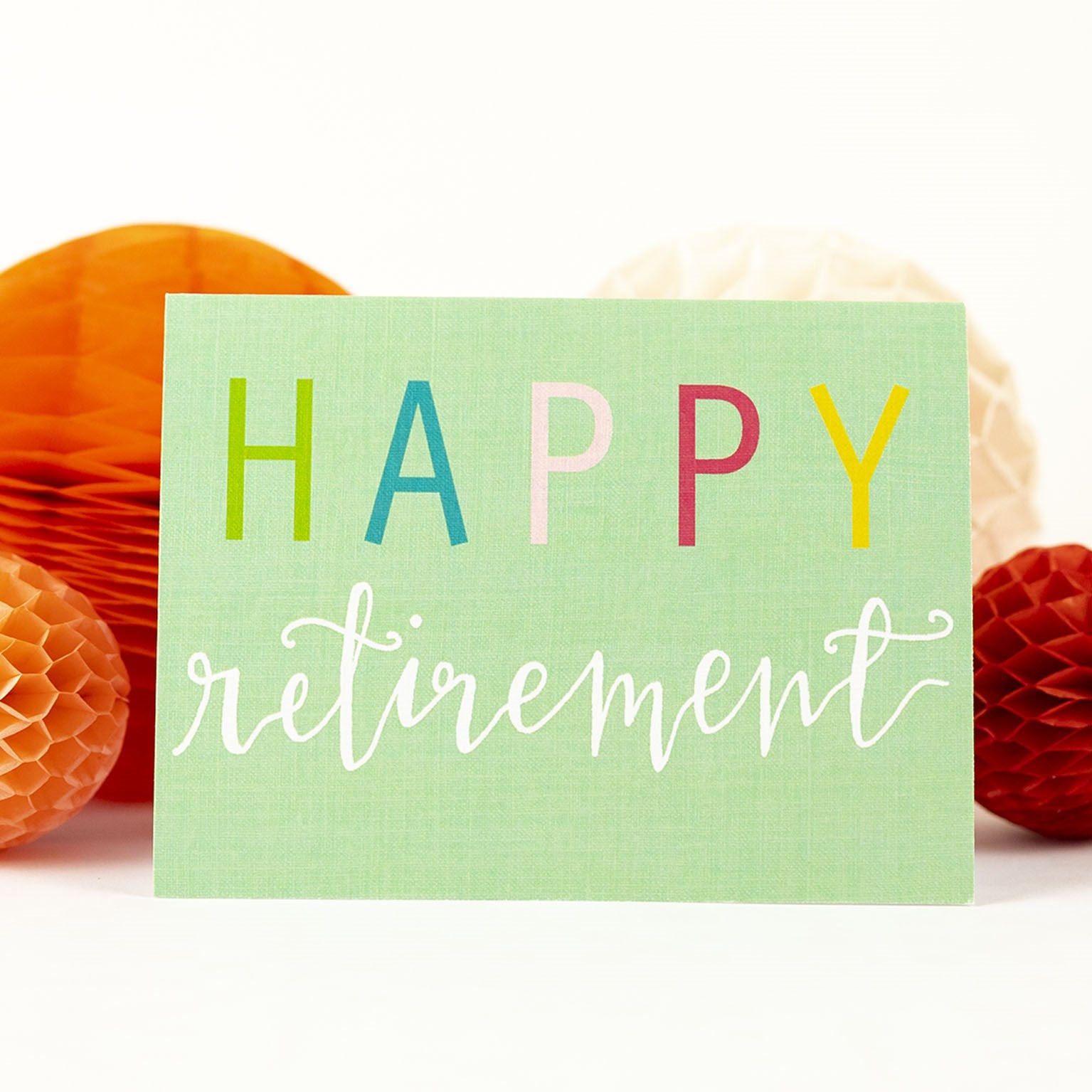 KBW33 mini happy retirement card